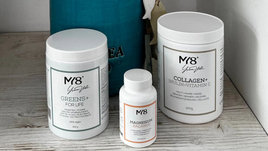 MY8 Produkte für Energie Konzentration Zellschutz und tägliches Wohlbefinden.