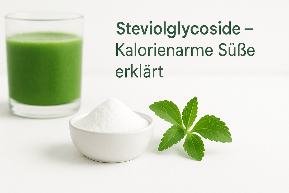 Steviolglycoside Süße – kalorienarm und natürlich erklärt mit Stevia und MY8 Greens