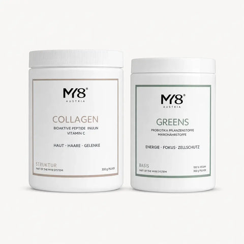 MY8 Greens & Collagene in set