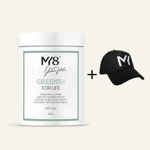 MY8 Greens For Life und MYHERO Cap Black White