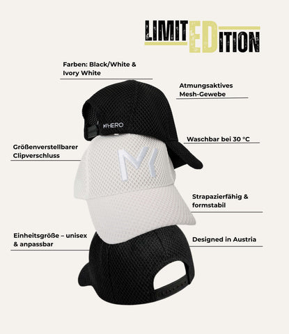 Beschreibung MYHERO Caps